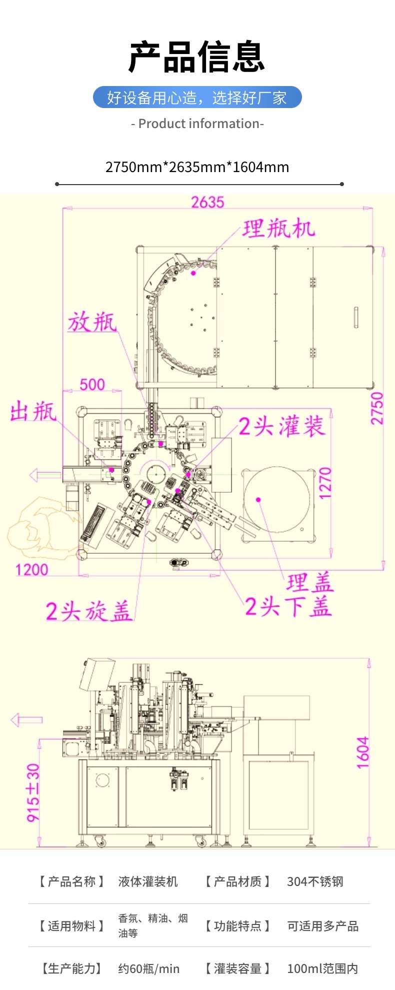 全自動煙油灌裝機，灌裝旋蓋一體機-廣州冠浩